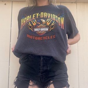 Y2K Harley Davidson Tshirt